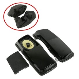 TCT-MOTORPARTS Hard Saddlebags Lid W/ 6"x9" Speakers Fit for Harley Touring Road King Street Electra Ultra Glide Ultra CVO 1994-2013