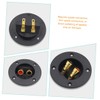 LABRIMP 4pcs Round Speaker Terminal Connectors with Quick Disconnect for