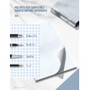 11x17 Large Graph Paper Pad, Top Glue Binding Grid Paper,