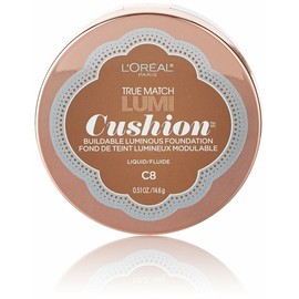 L'Oreal Paris 2pcs Loreal True Match Lumi Cushion Foundation C8 Cocoa .52oz