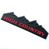 Yoaoo 3x Genuine Black High Country Emblem Badges Door Tailgate