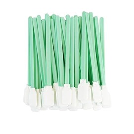 50-Piece Square and Rectangle Cleaning Swabs, Optical Swabs, Printer Swabs, and Camera Lens Swabs for Electronics and Optical Equipment Cleaning (Green)