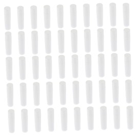 Beavorty 50pcs Portable Lip Balm Tubes Lipstick Storage Containers Empty Lip Gloss Holders for Homemade Cosmetics and Travel Use