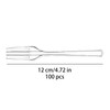 U-Vathing Disposable Plastic Forks Bulk, 100 Pcs Thicken and Harden