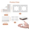 Magnetic Window Screen Accessories with 8pcs Window Screen Corners 4pcs