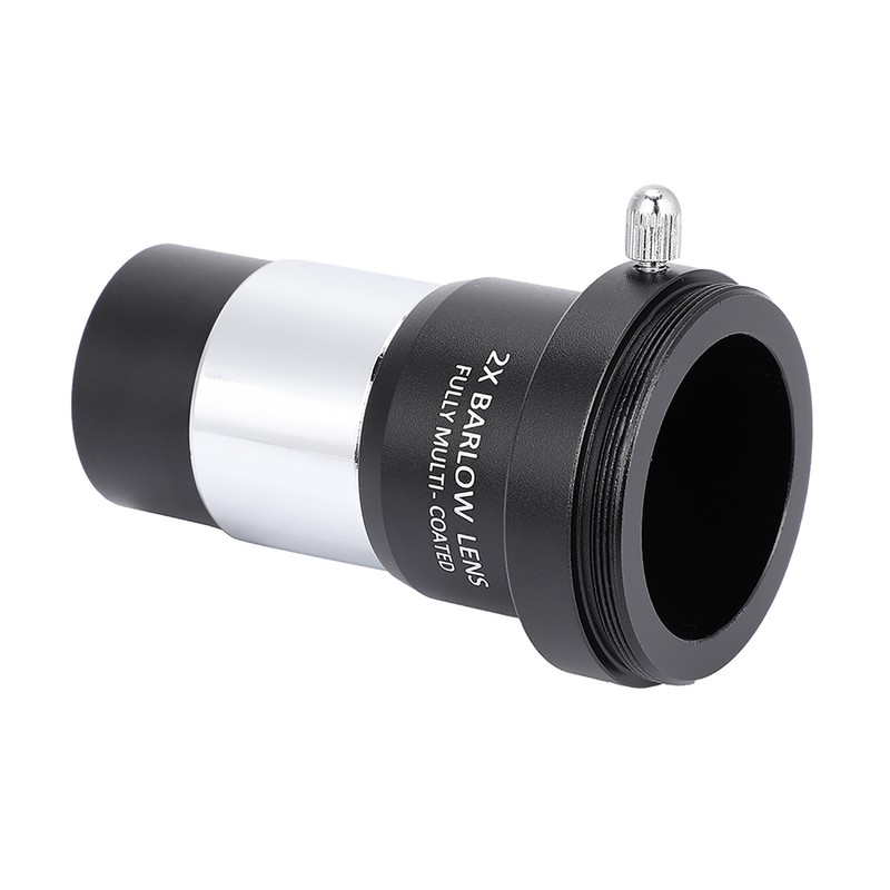 1.25" Plossl Telescope Eyepiece Set 4/10/25mm 2X Barlow Lens Kit