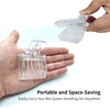 NIIIYTYB Bee Clip 2 Pcs Plastic Bee Queen Clips Transparent