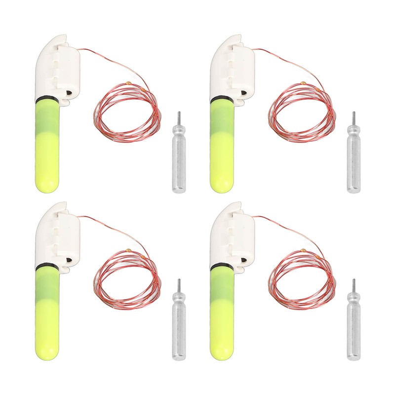 4 Pcs Fishing Glow Sticks Rod Tip LED Glow Sticks