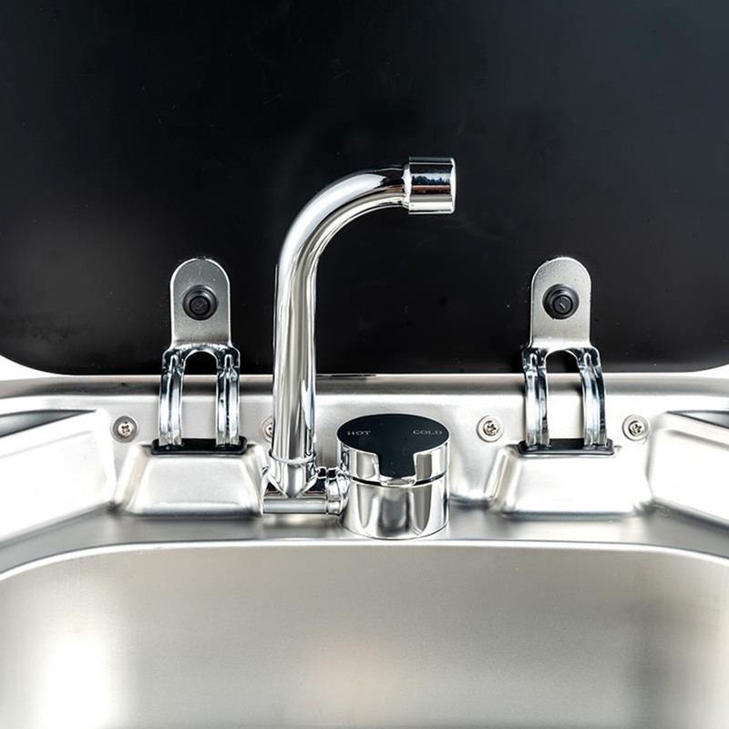 Foldable Faucet for Motorhome 360°Rotation Kitchen Faucet Sink Single-Handle Water