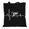 Fabric Bag Jute Bag Long Handle with Saying Fire Brigade