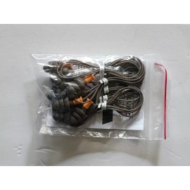 Fastenal Gray NRR 25 Body Guard® TPR Multi-Flange Corded Reusable Earplug 5 Pairs / 5 Pk