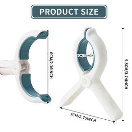 Set of 6 Beach Chair Towel Clips, Large Beach Towel Clips, Beach Clip Bath Towel Clips, Windproof Beach Towel Clips, Laundry Bed Linen Clothespins