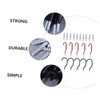 TEHAUX 10 Sets Bike Hooks Set for Wall Mounting Durable
