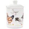 The Leonardo Collection Country Life Chickens Sugar Storage Cannister Caddy