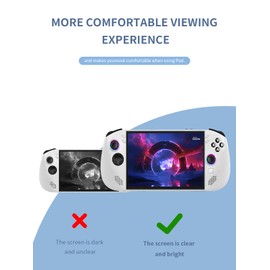 BOVUGAC [3 Pack] Screen Protector for Legion Go S Gaming Handheld 8 inch Tempered Glass Film, Screen Protector for Lenovo legion go s,Anti-Scratch & Sensitive & 9H Hardness