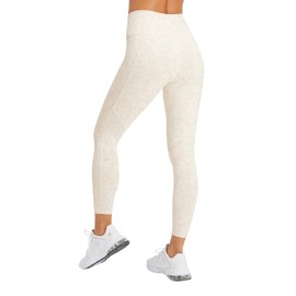 Fabletics Women's Define PowerHold® High-Waisted 7/8 Legging, Maximum Compression, Flattering, XXL-1X, Soft White Camo