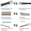 MOOKEERF Dual CB Antenna Coax Cable 10FT,Low Loss RG8X Stranded