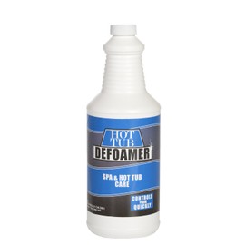 Spa & Hot Tub Defoamer - Quart (32 Ounces) - Quickly Removes Foam Without The Use of Harsh Chemicals, Eco-Friendly Safe Silicone Emulsion Formula - Concentrate