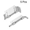 sourcing map 5pcs Carbon Steel Lock Bolt Spring Loaded Pin