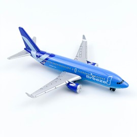 WngAur Breeze Airplane Model, Die-cast Metal Planes with Plastic Parts, Suitable for Collection and Display