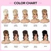 Messy Bun Hair Piece with Bangs – 2-in-1 Drawstring Ponytail