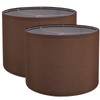Lamp Shades Set of 2, Drum Lampshade for Table Lamps