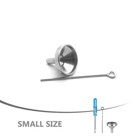 PATKAW 1 Set of Mini Funnels Set Stainless Steel Urn Funnel Filler Kit for Cremation Jewelry Ashes Keepsakes