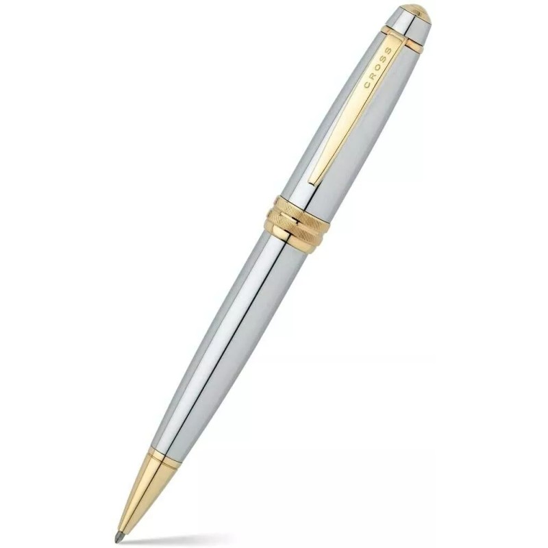 CROSS BAILEY MEDALIST 23KT GOLD AND POLISHED CHROME BALLPOINT PEN