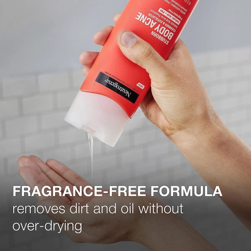 Neutrogena Limpiador Y Exfoliante De Acné Corporal. 8.5 Oz