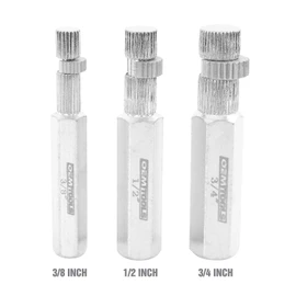 OEMTOOLS 25441 Internal Pipe Extractor Set, Ideal for Plumbing and HVAC, Constructed with Durable Steel, Variety of Extractors for 3/8 inch, 1/2 inch, and 3/4 inch Pipes, Easy Pipe Removal