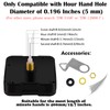 DEEWISH 12888 DIY Quartz Wall Clock Movement Set, Silent Mechanism