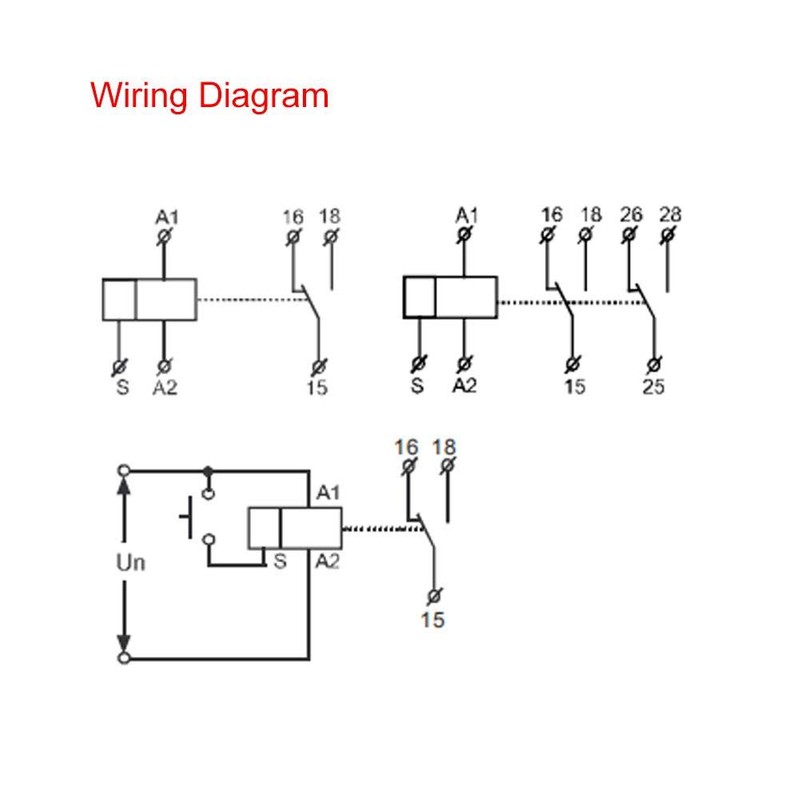 GRT8-M1 Delay Relay, Multifunctional Time Relay with 10 Functions Rail