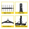 Sancat 32" Throwable Aquatic Weed Rake, Pond Weed rake,Steel Rod