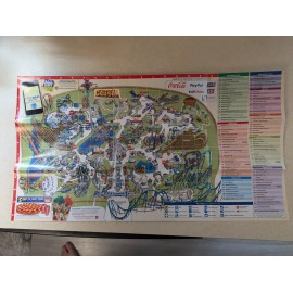 2016 Canada's Wonderland Amusement Park Map And Brochure