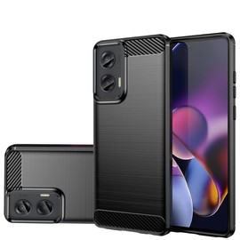 Gufuwo Case for Moto G Stylus 5G 2024, Carbon Fiber, Rugged Shield, Shock-Absorbent, Black