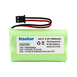 Kastar 3-Pack AAX2 2.4V 1600mAh MSM Plug Ni-MH Rechargeable Battery for Uniden BT1007 BT-904 BBTY0700001 CEZAi2998 DCX150 DECT1500 D1484 Panasonic HHR-P506 Home Handset Telephone (Check Model Down)