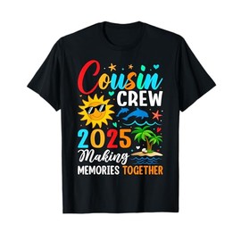 Cousin crew 2025 Summer Vacation Beach Family Trips Matching T-Shirt
