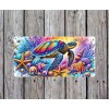 Unbranded Sea Turtle and Shells Novelty License Plate