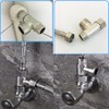Toilet Diverter Valve Brass T Shape Adapter Connector, G1/2" Hose
