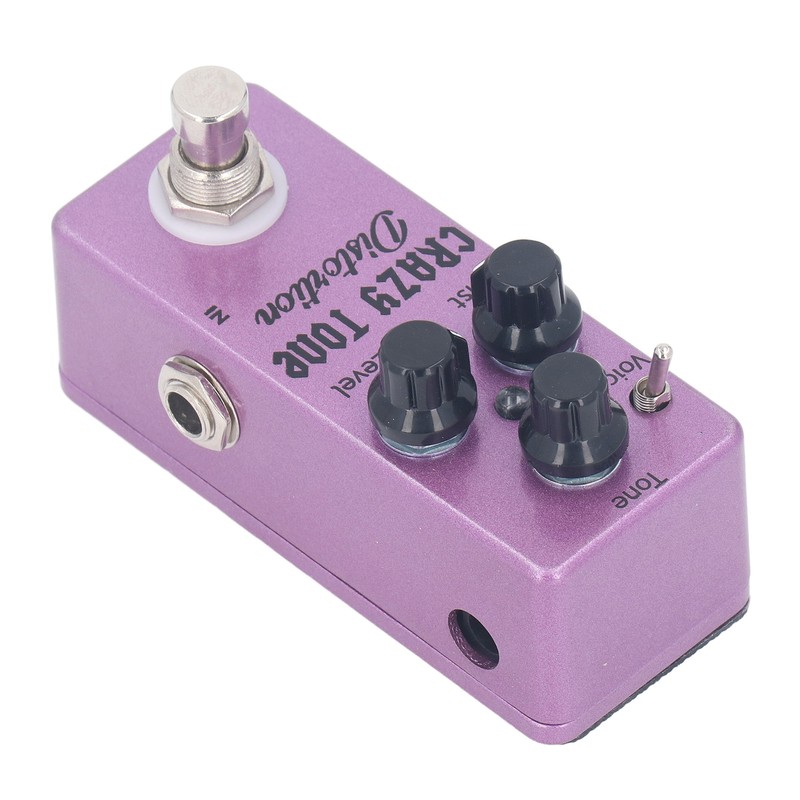 Electric Guitar Distortion Pedal Tone Distance Level Knob Aluminum Alloy