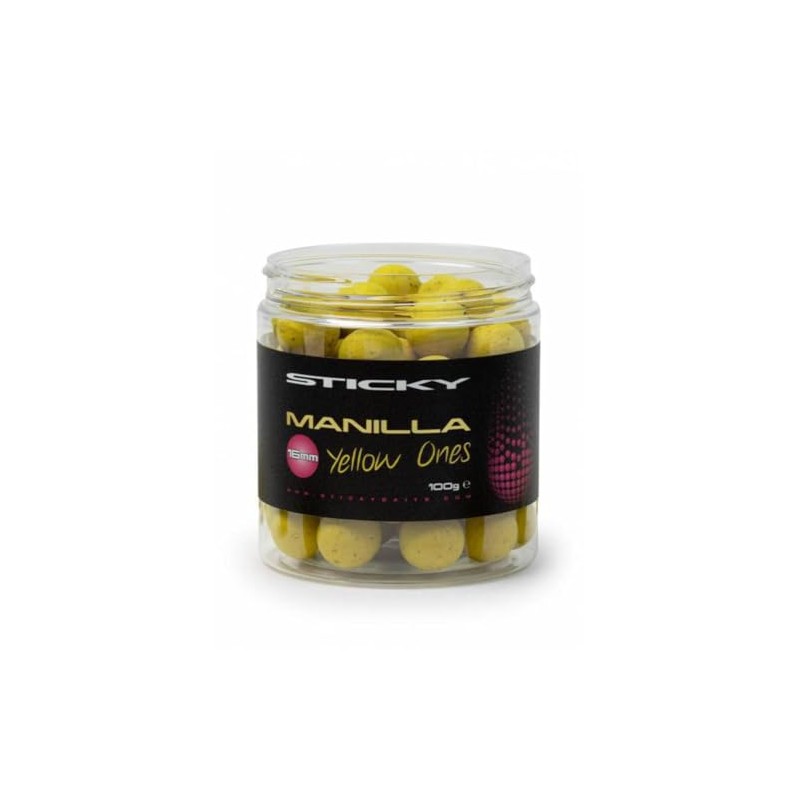 Sticky Baits Manilla 14mm Yellow Ones Pop Ups