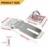 Alise Door Lock Hasp Latch,3 Inch SUS 304 Stainless Steel