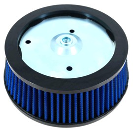 Americruise Harley Air Filter Engine Air Cleaner Motorcycle Air Filter for Harley Road King, Dyna, Screamin Eagle 2001-2008 (Except 2008-2016 Touring/Trike) (Blue)