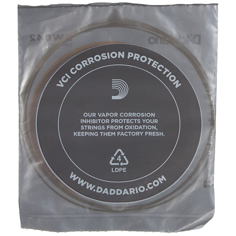 D'Addario .042 Bronze Wound Single String for Acoustic Guitar