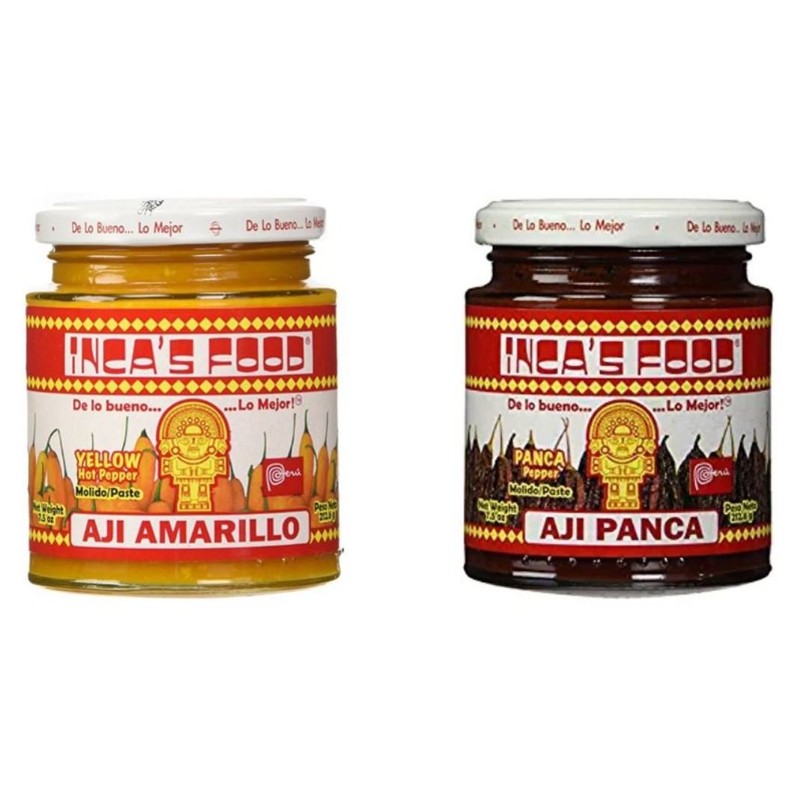 Inca's Food Mixed Sampler - Aji Amarillo, Aji Panca 7.5
