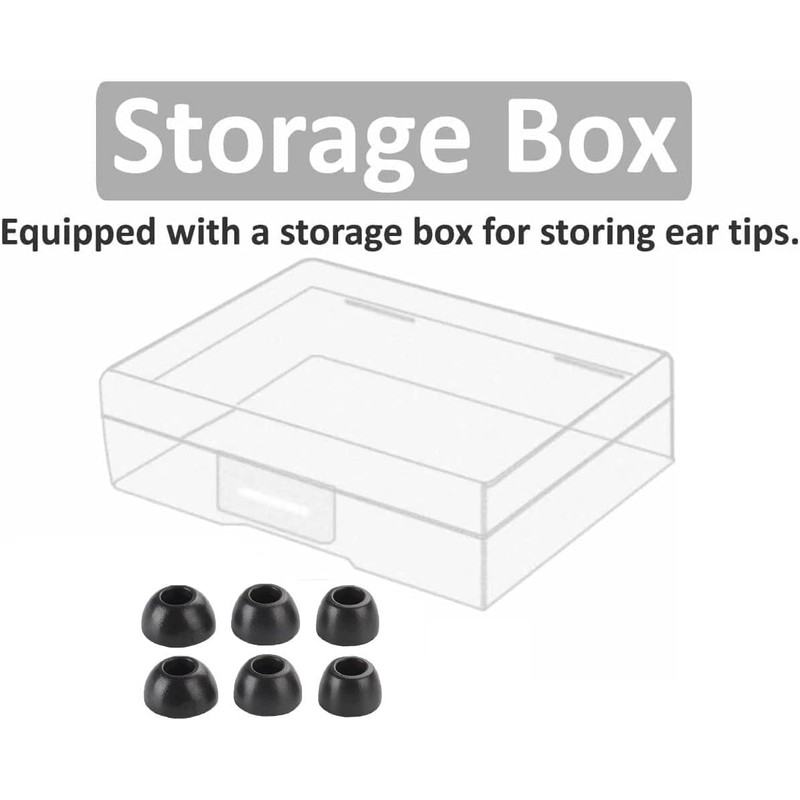 BLLQ Memory Foam Ear Tips Compatible with JBL Tune 230NC