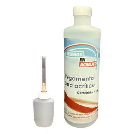 Pegamento Para Acrílico 500 Ml Con Aplicador Agua