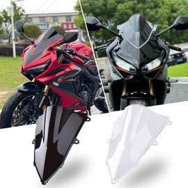 SHINKXMT Motorcycle Windscreen CBR650R Windscreen Wind Deflector Visor Cover Compatible with CBR650R CBR 650R CBR 650 R Accessories 2019-2024 (Black Smoke)
