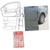 Totority 8pcs Transparent Car Door Anti-Collision Strips Easy Install Rubber