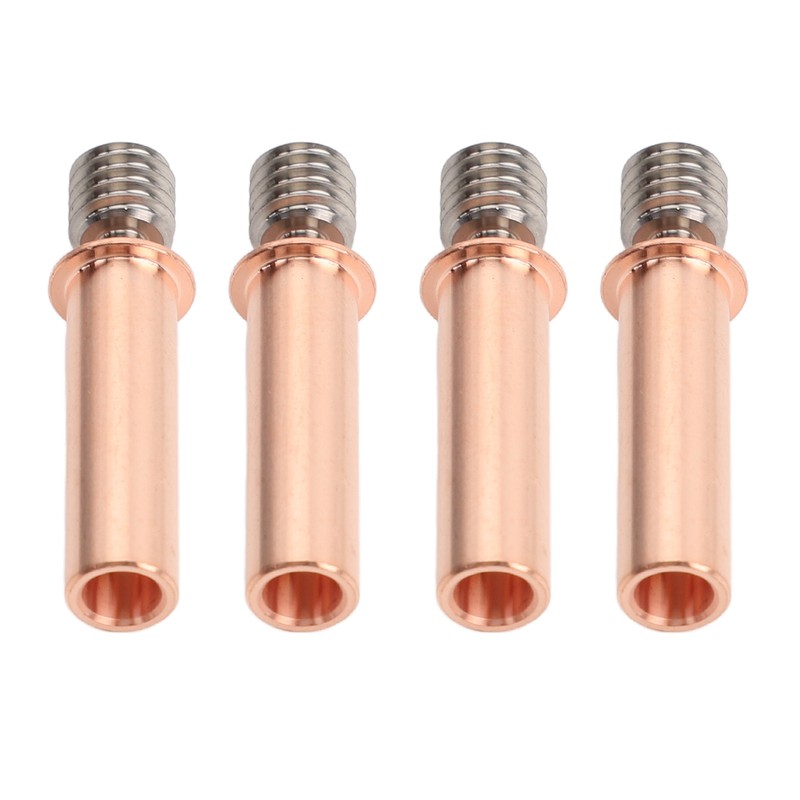 4pcs 3D Printer All Metal Heatbreak Professional Copper Alloy Extruder
